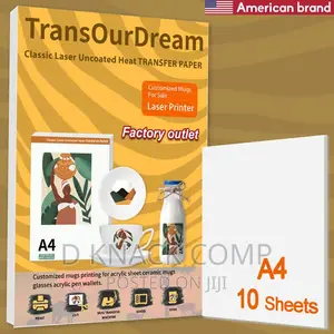10 Laser Uncoated Heat Transfer Paper for Wood Product Pen