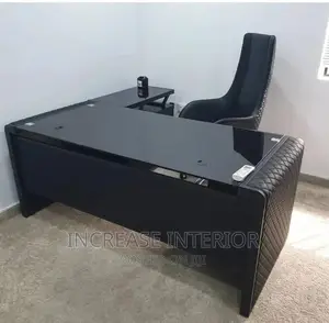 Executive Quality Imported Glass Top Office Table 1.6mtr