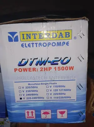 2hp 2by2 Interdab Surface Pump