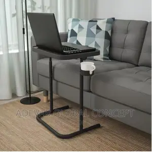 Adjustable Nutod Laptop Table With Cup Holder (Black)
