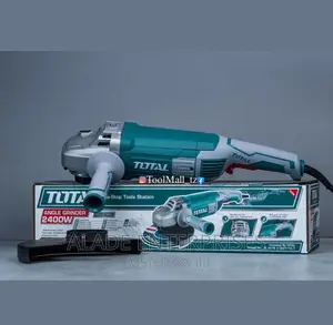 Total Tools 2400w Industrial Angle Grinder, Auxiliary Handle
