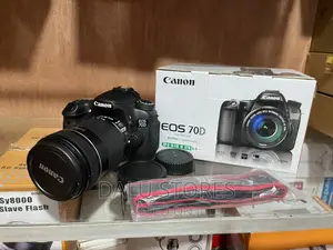 Canon EOS 70D Camera With 18-135mm Lens