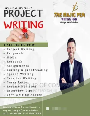 Do You Need A Project Writer Or U Have Other Writing Needs?
