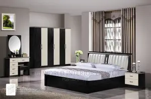 Foreign Simple Bed With Dressing Mirror