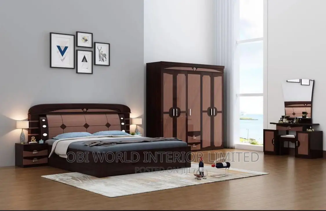 Quality Foreign Simple Bed With Dressing Mirror
