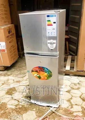 Brand New LG 308L Double Door Refrigerator>>Silver>External>