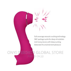Sucker + Licker Silicone Vibrator 10 Different Sucking Mode