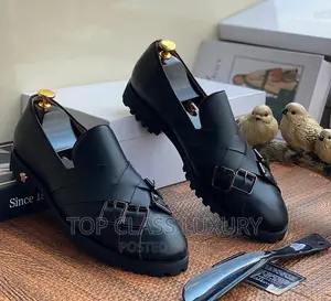 Versace Leather Men Luxury Designer Shoe