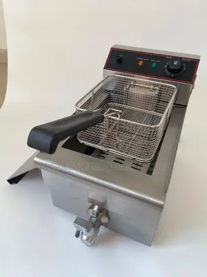 12l Single Electric Deep Fry With Oil Drain Tap(Steel Fryer)