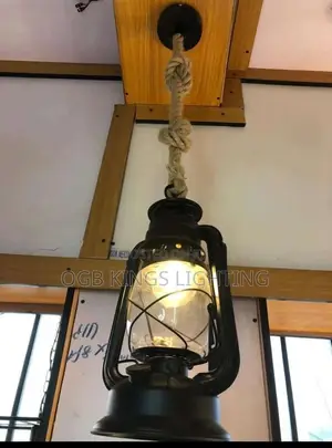 Rustic E27 Pendant Hanging LAMP for Farmhouse Living Room
