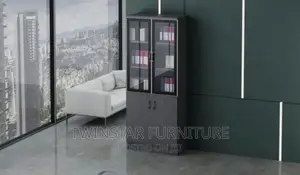 Modern 3 and 2 Doors Wooden Office Bookshelve