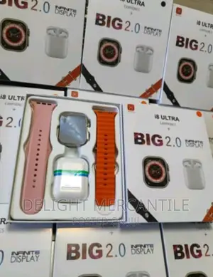 I8 Ultra Smart Watch With Earpod + Dual Strap