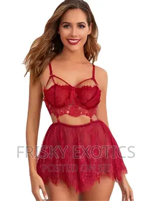 Layered Garter Lingerie Set