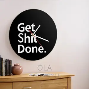 Get Shit Done Wall Clock
