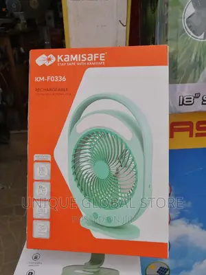 Kamisafe Multifunctional Rechargeable Fan With Led Light