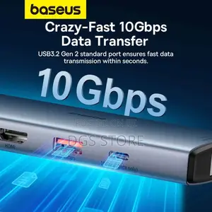 Baseus at 60HZ Clarity Ultrajoy Series 10 Port Hub