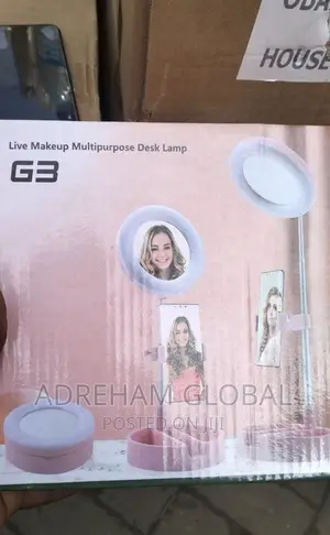 Multipurpose 2 in 1 Make Up Ring Light With Desk Lamp 