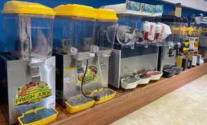 Industrial Electric Foreign Double Tank Juice Dispenser