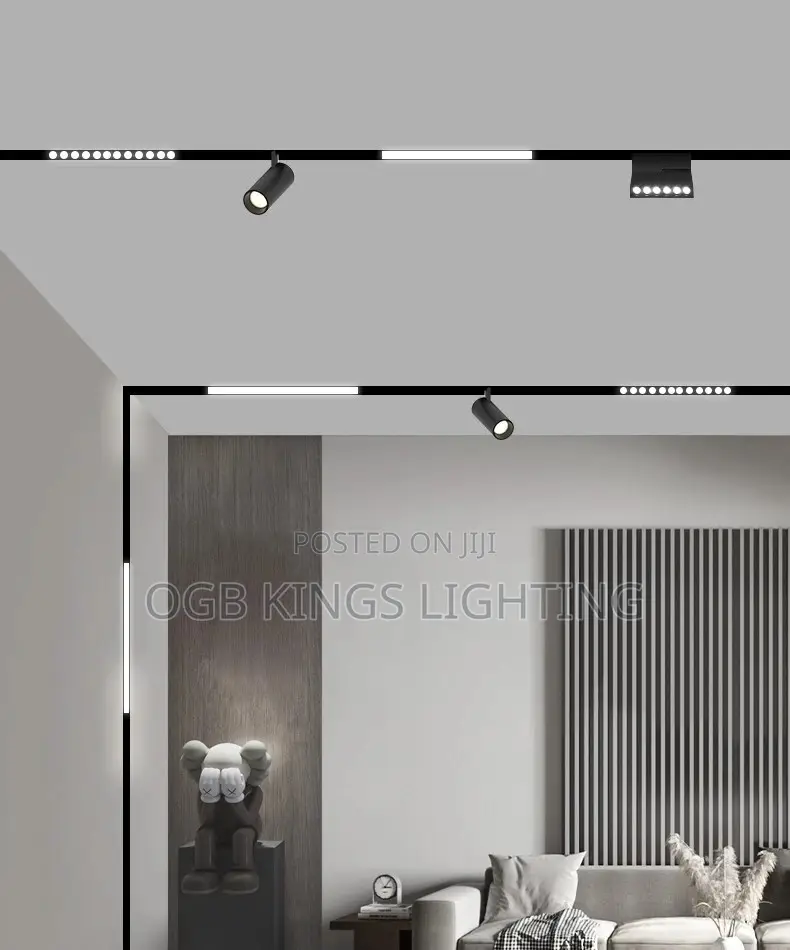 Magnetic Track Light Embedded Led Spotlight Downlight