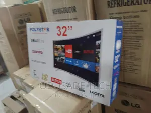 New 32" Curved Polystar Smart Tv
