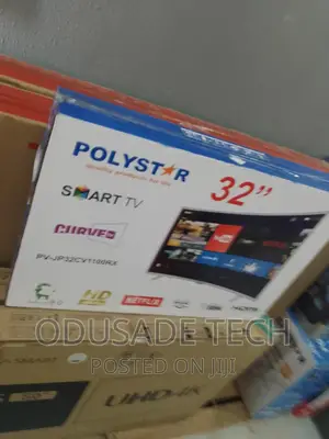 New in Polystar 32" Curved Smart Television