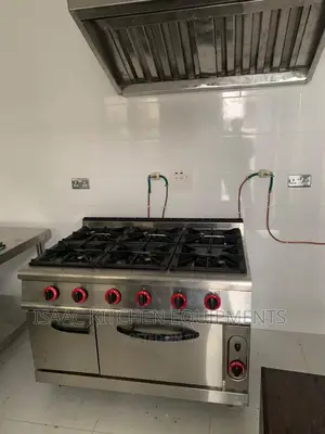 6burner Industrial Gas Cooker With Oven