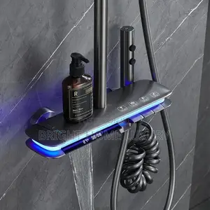 Shower System Thermostatic Digital Display Piano Shower