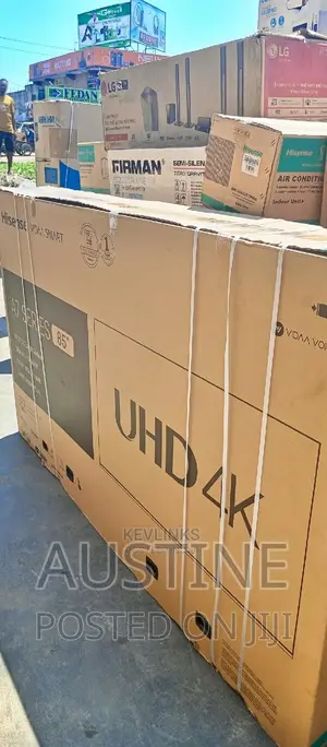 Brand New Hisense 85" Vidda Smart Tv>Bluetooth>Flameless>