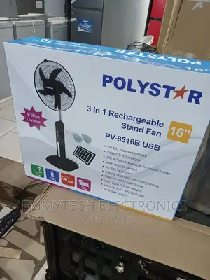 Polystar 16inches Rechargeable Fan