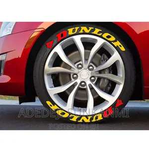 Car Tyre Lettering Sticker