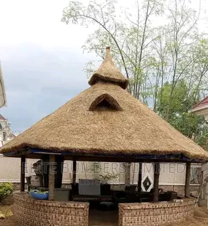 Brilliant Round Hut Bush Bar Gazebo in Lagos