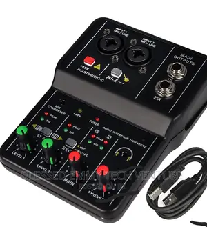 2 Channel Audio Sound Card Mixer Mini Mono Usb Audio