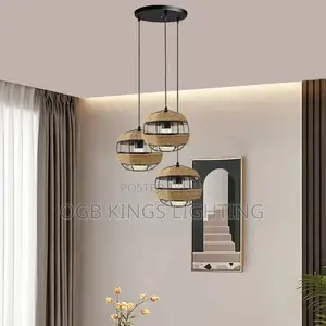 American Retro 3 Heads Chandelier Restaurant Living Room