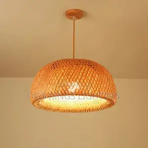 Handmade Vintage Pendant Lamp Bomboo Restaurant Chandelier