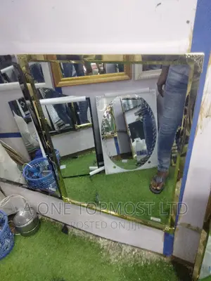 Frame Mirror (80 by 60cm) Gold