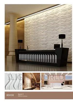 3D Panel I Light Deco