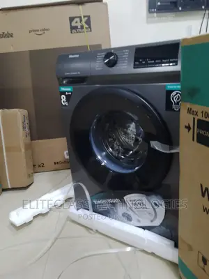 Hisense New (WFQP8014T) 8KG Front Load Washing Machine
