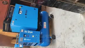 Screw Air Compressor, Complete With Dryer and Tank 25 H.P