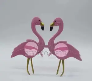 Flamingo Party Glass