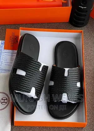 Hermes Quality Leather Slipers