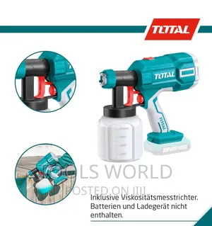 Total Tools - Battery Cordless Paint Spray Gun P20S 20 V