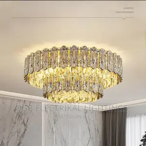 Nordic LED Crystal Chandeliers Gold