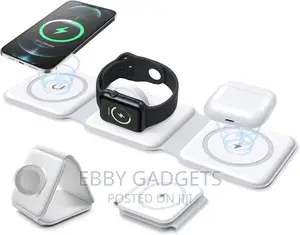 Wireless Charger 3 in 1, Magnetic Charging Station