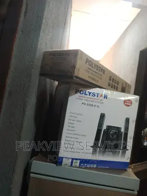 Polystar (Pv-3338-5.1l) Home Theater + Bluetooth Functions