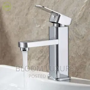 Rust Free Square Chrome Basin Mixer Faucet