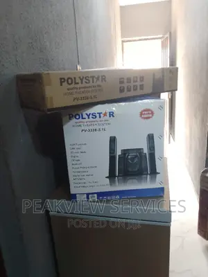 New 5.1ch Polystar Home Theater With Bluetooth Functions