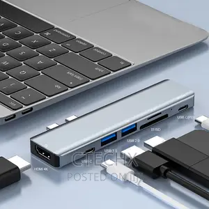7 in 2 Usb C Adapter for Macbook Pro/Air
