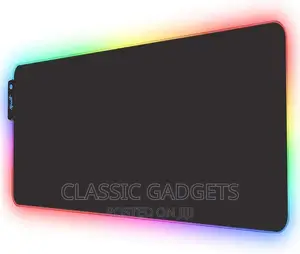 RGB Gaming Mouse Pad, Soft Glowing 14 LED Modes Keyboard Pad