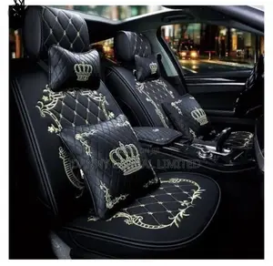 Original Cream With Black Leather Car Seat Cover