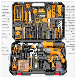 Complete Set of Tools With Machine